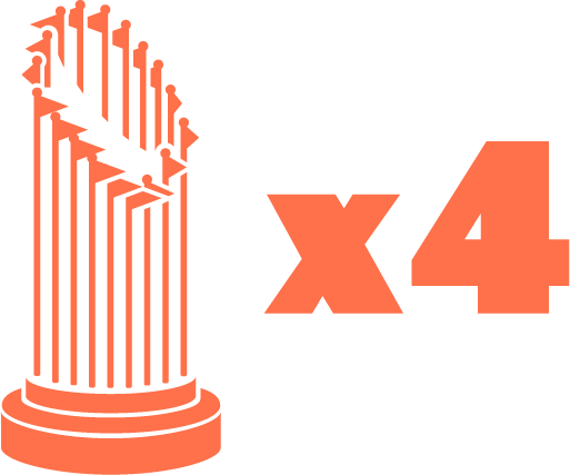 4 world series wins